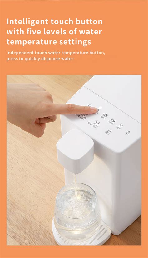 Instant Water Dispenser Hot Water Heater Dispenser Adjustment Temperature 3L Fast Heat Desktop