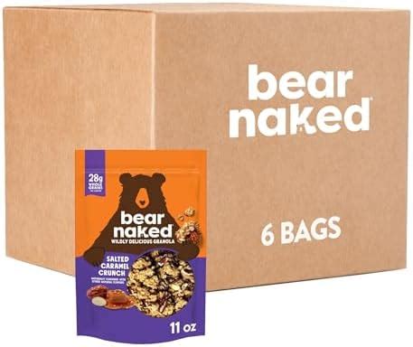 Amazon Bear Naked Granola Cereal Whole Grain Granola On The Go Snacks Salted Caramel
