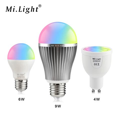 Mi Light G Rf Wifi Control Dimmable V Gu E W W W Smart