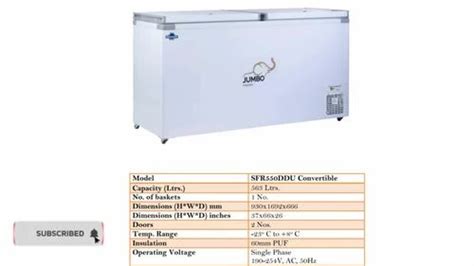 Rockwell Medium Jumbo 550 Liter Chest Freezer At Rs 28940 In Ghaziabad