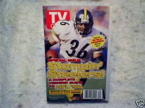 1998 TV GUIDE Jerome Bettis Pittsburgh Steelers EBay