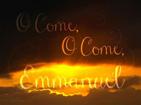 O Come Emmanuel | prayer & verse