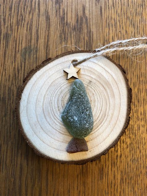 Handmade Sea Glass Christmas Decorations Etsy