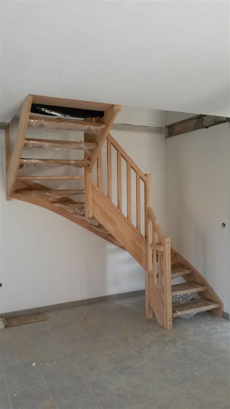 Escalier Double Quart Tournant Menuiserie R Concept Portes Fen Tres