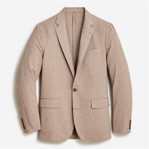 J Crew Ludlow Slim Fit Unstructured Suit Jacket In Irish Cotton Linen