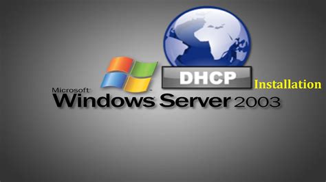 Server 2003 How To Install And Configure DHCP Server In Windows