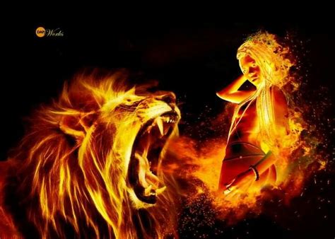 Fire Nude Manipulations Lion Of Judah Daughters Of The King Fire
