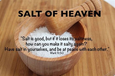 Salt Of Heaven Christian Quote Bible Verse Salt Quotes Bible Verses Food For Thought