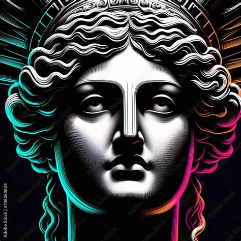 Athena Marble Statue The Ancient Goddess Of Science And Knowledge