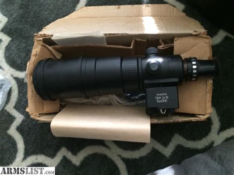 Armslist For Sale Russian Night Vision Scope Help