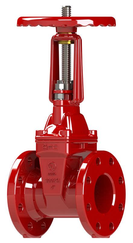 Flange Grooved Type Resilient Seated Gate Valve FM UL Standard