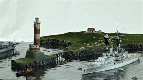 Scapa Flow Anchorage Various Hms Hermes Hms Royal Oak And Hms