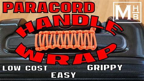 DIY Paracord Handle Wrap For Luggage YouTube