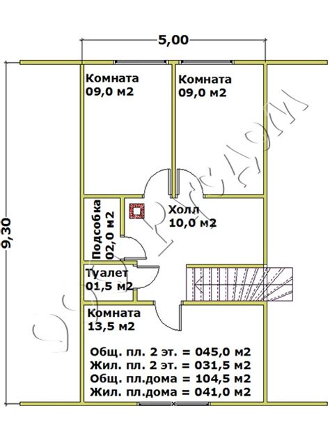 Дачный дом с каркасной верандой "Дачник-19" - 105 кв.м | Проекты дачных ...