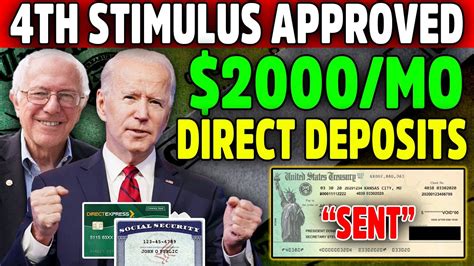 WOW BERNIE PROPOSAL SIGNED BY BIDEN 2 000 MO DIRECT DEPOSIT FOR ALL