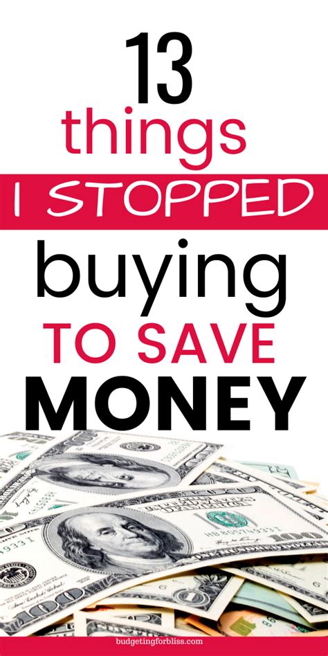 Things To Stop Buying To Save Money Artofit