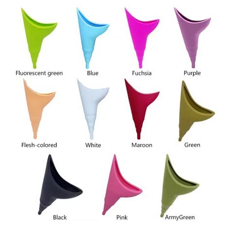 Silicone Urine Collector For Women Reusable Female Urinal Portable