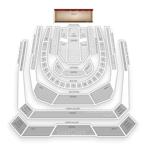 Bass Performance Hall Seating Chart | Seating charts, Performance, Seating