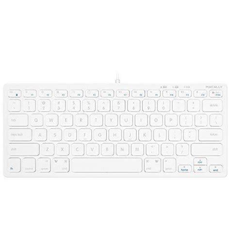 Macally Usb Wired Keyboard For Mac And Windows Pc Plug And Play Apple Keyboard 701107497167 Ebay