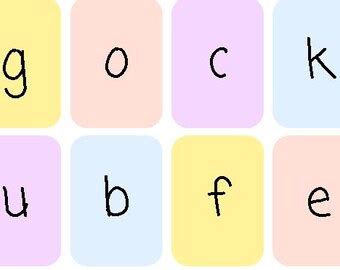 Alphabet And Phonics Flashcards A To Z Etsy