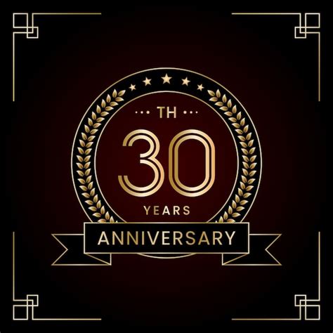 Premium Vector | 30th Anniversary Logo Design