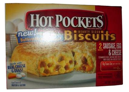 REVIEW Hot Pockets Sausage Egg Cheese Hearty Sized Biscuits The Impulsive Buy
