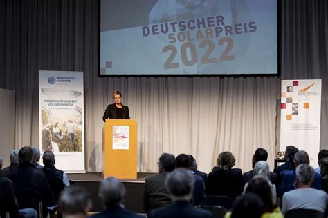 PM Deutscher Solarpreis 2022 Preisverleihung EUROSOLAR Deutschland