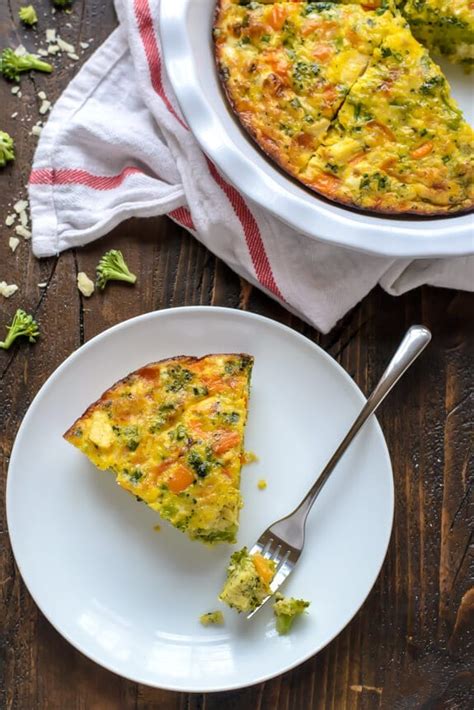 Broccoli Frittata The Best Easy Frittata Recipe Wellplated