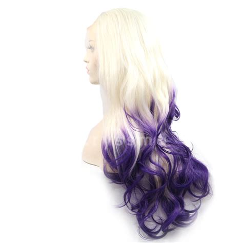 Blonde Purple Synthetic Lace Front Wigs Kryssma Official Site