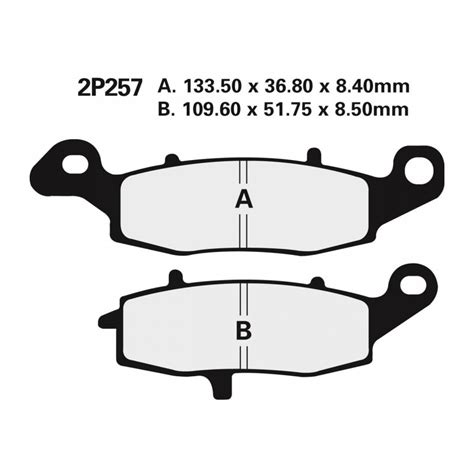 Plaquettes De Frein Route Semi M Tallique Nissin P Ns