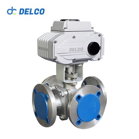 Way Flange Motorized Ball Valves Delco Valve