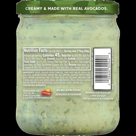 Tostitos Avocado Salsa Dip (15 oz) - Instacart