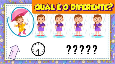 Diferentes Comparando E Identificando As Diferen As Vila Educativa