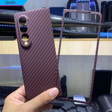 Qadir Two Color Carbon Fiber Phone Case For Samsung Galaxy Z Fold