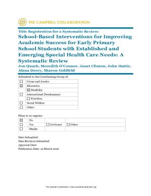 Fillable Online School Based Interventions For Improving Academic