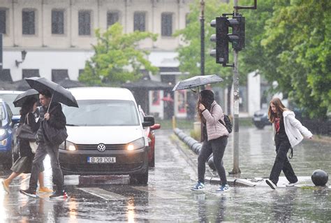 B365 Vremea se răcește în București iar ploile continuă ANM a emis