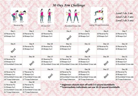 30 Day Arm Challenge Tumblr