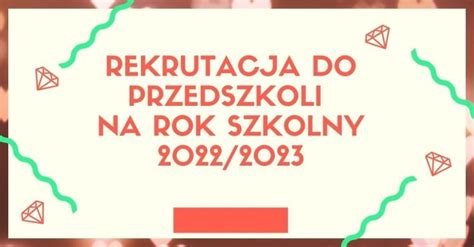 Rekrutacja Do Przedszkoli Na Rok Szkolny 2022 2023 Przedszkole 11 Gdynia