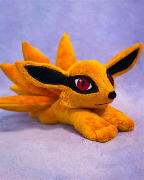 Naru Kura Fire Nine Tailed Fox Kitsune Plush Etsy Australia