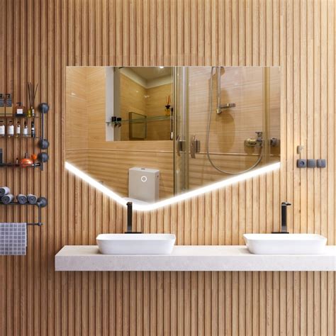 Customizable Irregular Dimming Led Bathroom Mirror Wholesale LED