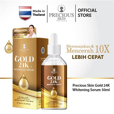 Jual Precious Skin Thailand Gold 24k Whitening Serum 50ml Serum Wajah