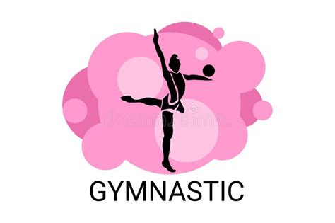 Gymnastic Sport Vector Line Icon Practice Gymnastic Stock Vector Illustration Of Vector