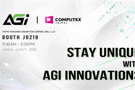 AGI Technology To Debut High Performance Storage Solutions At COMPUTEX