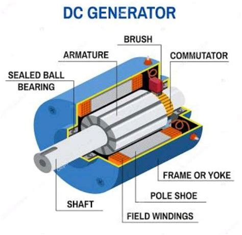 Working Principle Of Dc Generator Mechanical Energy Electrical