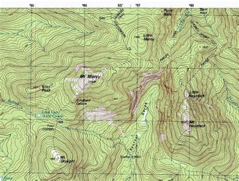 New England topographic Map | secretmuseum