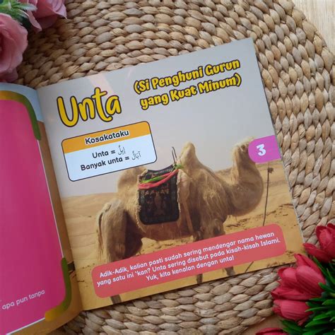 Buku Anak Ensiklopedi Hewan Dalam Al Quran Dan Hadits Seri 4 Unta Dhab