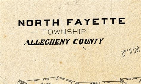 North Fayette Township Allegheny County Pennsylvania Warrantee Map Ebay