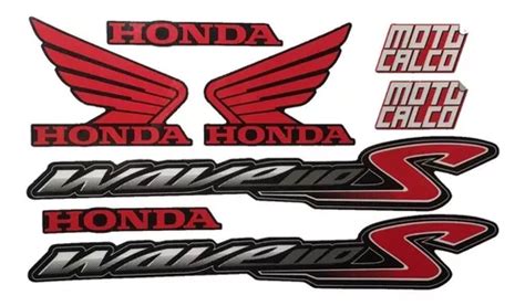 Kit Calcos P Honda New Wave S Alta Calidad Motocalco