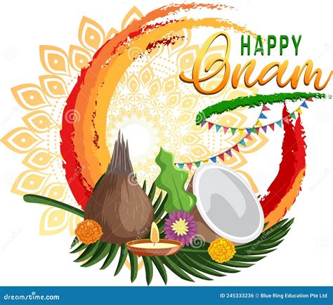 Onam The Harvest Festival Of Kerala India Stock Image Cartoondealer