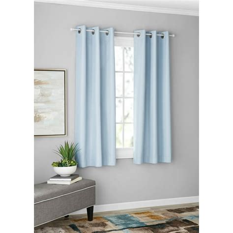 Mainstays Curtains & Window Treatments | Blue